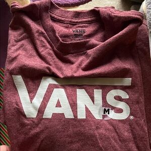 Vans Burgundy Crew Neck Tee